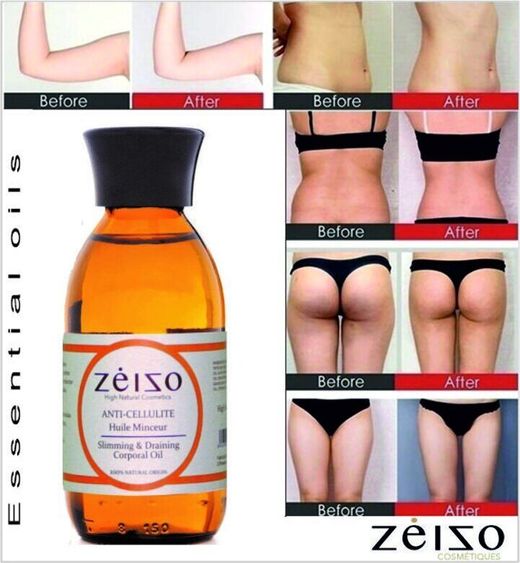 Anticelulítico aceite drenante concentrado aromaterapia Zeizo - 150 ml
