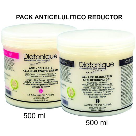 ANTICELULÍTICO REDUCTOR MÁS PLUS DE DIATONIQUE 500 ml + 500 ml - PACK DUO