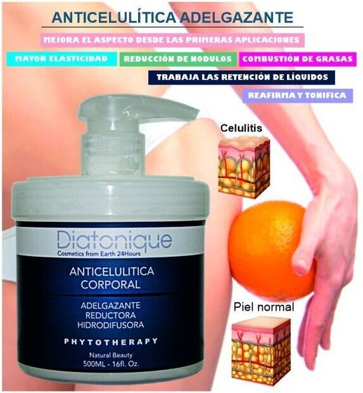 Crema Anticelulítica Profesional Diatonique 500 ml - Reductora