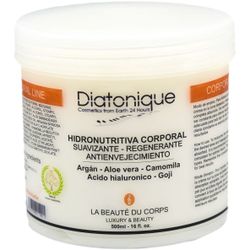 Crema corporal de ácido hialurónico Hidronutritiva y antioxidante Más Plus Diatonique 500 ml