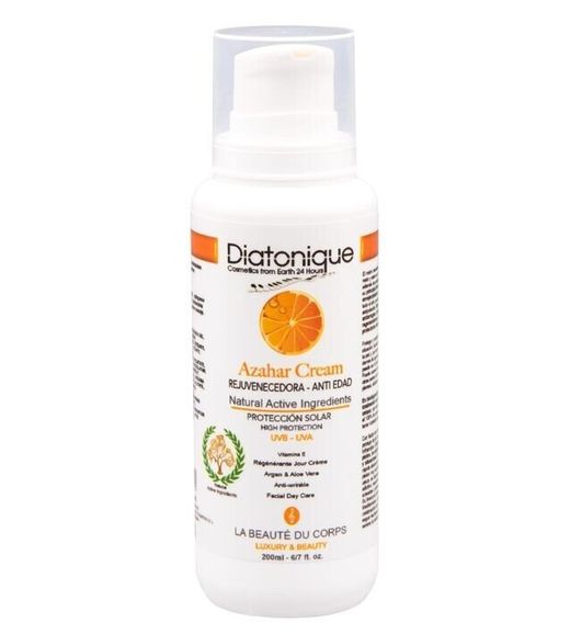 Crema de Azahar rejuvenecedora y antiedad con protección solar Diatonique - 200 ml