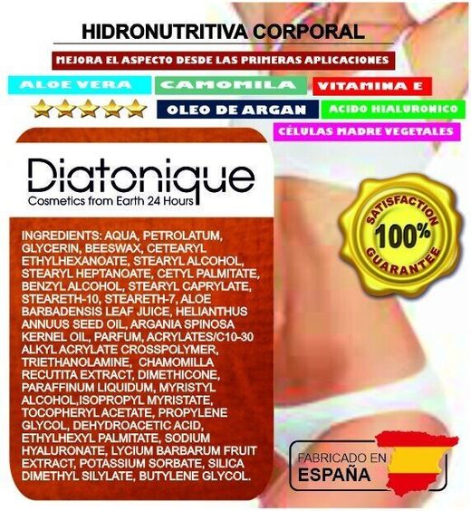 Crema Hidronutritiva Corporal con Ácido Hialurónico 500 ml