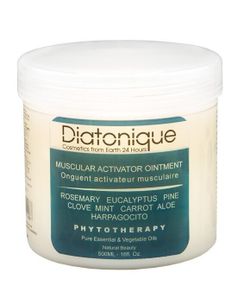 Crema Muscular de calentamiento y entrenamiento 500 ml Diatonique