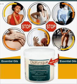 Crema Muscular de calentamiento y entrenamiento 500 ml Diatonique