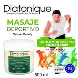 Crema Muscular de calentamiento y entrenamiento 500 ml Diatonique