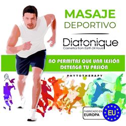 Crema Muscular de calentamiento y entrenamiento 500 ml Diatonique
