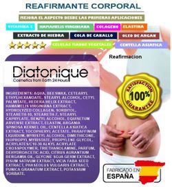 Crema reafirmante corporal profesional 500 ml - Diatonique - Acción inmediata