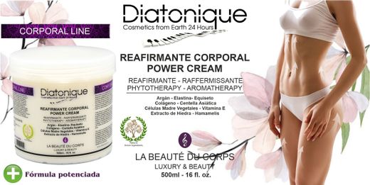 Crema Reafirmante Reductora Corporal Más Plus Diatonique 500 ml - Antiflacidez