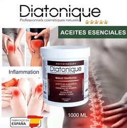 Gel de masaje profesional con Aceites Esenciales 1000 ml Diatonique