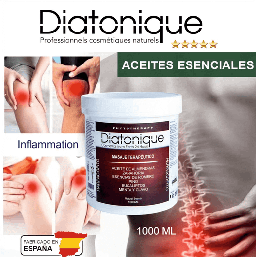 Gel de masaje profesional con Aceites Esenciales 1000 ml Diatonique