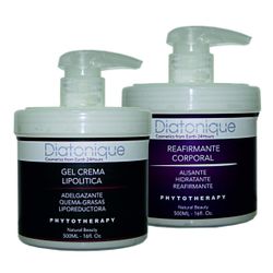 Pack Duo Diatonique: Crema Reafirmante y Gel Reductor Corporal 500 ml + 500 ml