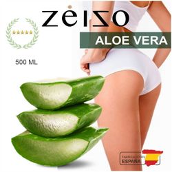 Gel Aloe Vera Verde Zeizo para Hidratación Intensa y Cuidado Natural de la Piel - 500 ml