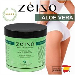 Gel Aloe Vera Verde Zeizo para Hidratación Intensa y Cuidado Natural de la Piel - 500 ml