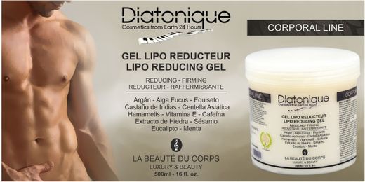 GEL ANTICELULÍTICO REDUCTOR FRÍO CALOR MÁS PLUS DIATONIQUE 500 ml - Abdomen