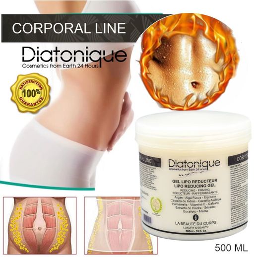 GEL ANTICELULÍTICO REDUCTOR FRÍO CALOR MÁS PLUS DIATONIQUE 500 ml - Abdomen