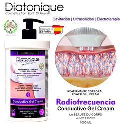 Gel-Crema Corporal Reafirmante Hidratante para Radiofrecuencia y Cavitación Diatonique - 1000 ml