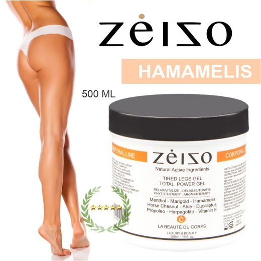 Gel descongestivo con efecto frío para piernas cansadas Zeizo - 500 ml