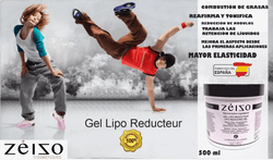 Gel Reductor y Quemagrasas Zeizo 500 ml - Efecto Frío-Calor para Celulitis