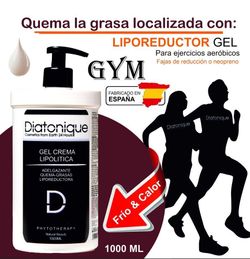 Gel Slim Liporeductor Quema Grasas Diatonique - Vientre Plano - 1000 ml