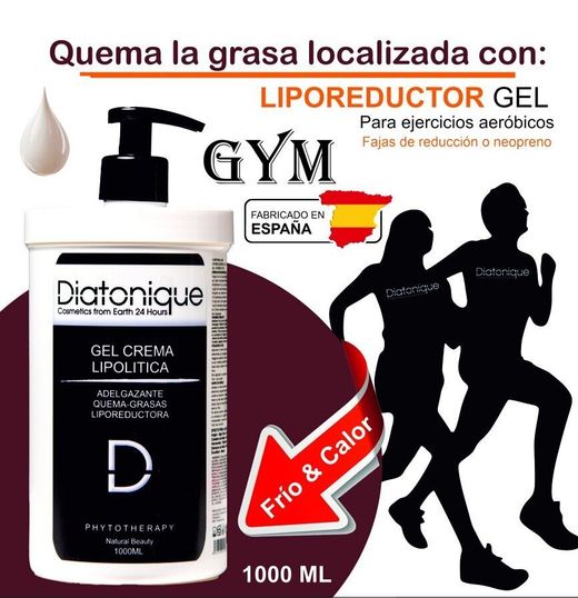 Gel Slim Liporeductor Quema Grasas Diatonique - Vientre Plano - 1000 ml