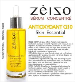 Serum antioxidante Zeizo con Coenzima Q10, ácido hialurónico y vitamina E - 30 ml