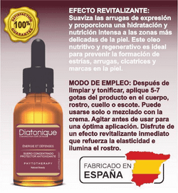 Serum Concentrado Reparador Nutritivo Anti Edad 100% Natural Diatonique - 15 ml