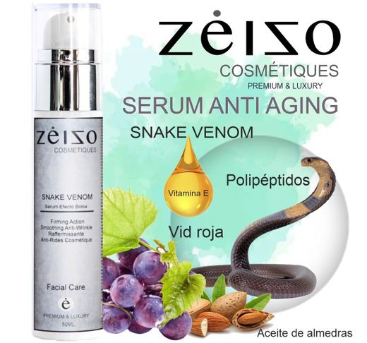 Serum-Crema Antienvejecimiento Snake Premium Zeizo - 50 ml