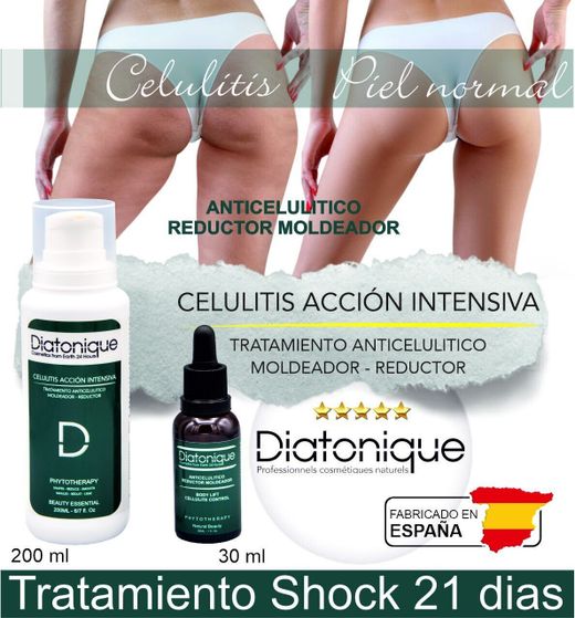Tratamiento Anticelulítico Intensivo de Shock 21 días - Crema (200 ml) y Serum Concentrado (30 ml)