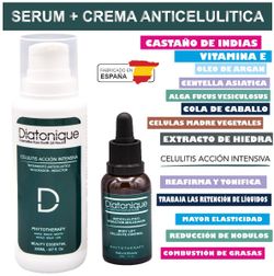 Tratamiento Anticelulítico Intensivo de Shock 21 días - Crema (200 ml) y Serum Concentrado (30 ml)