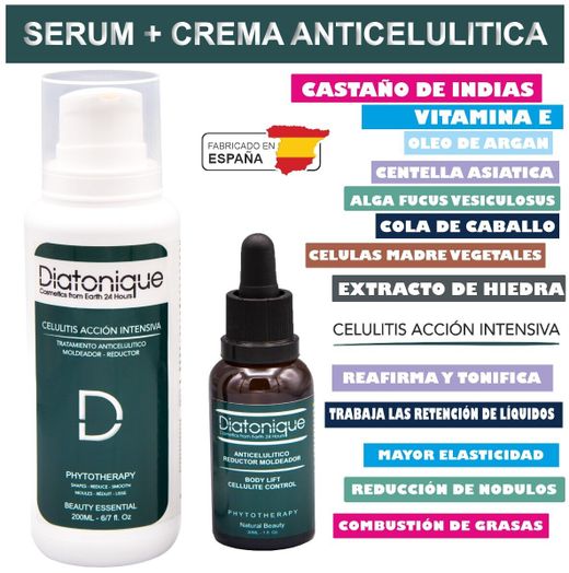 Tratamiento Anticelulítico Intensivo de Shock 21 días - Crema (200 ml) y Serum Concentrado (30 ml)