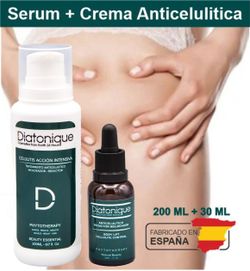Tratamiento Anticelulítico Intensivo de Shock 21 días - Crema (200 ml) y Serum Concentrado (30 ml)