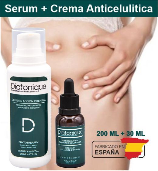 Tratamiento Anticelulítico Intensivo de Shock 21 días - Crema (200 ml) y Serum Concentrado (30 ml)