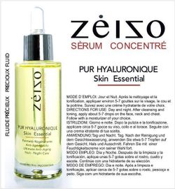 Serum Ácido Hialurónico Concentrado Reparador Antiarrugas Zeizo - 30 ml