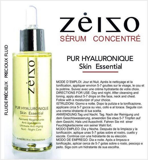 Serum Ácido Hialurónico Concentrado Reparador Antiarrugas Zeizo - 30 ml